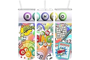 Bingo Tumbler: Double-Walled Insulation for Refreshing Drinks