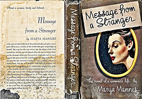 Message from a Stranger B00005WFKM Book Cover