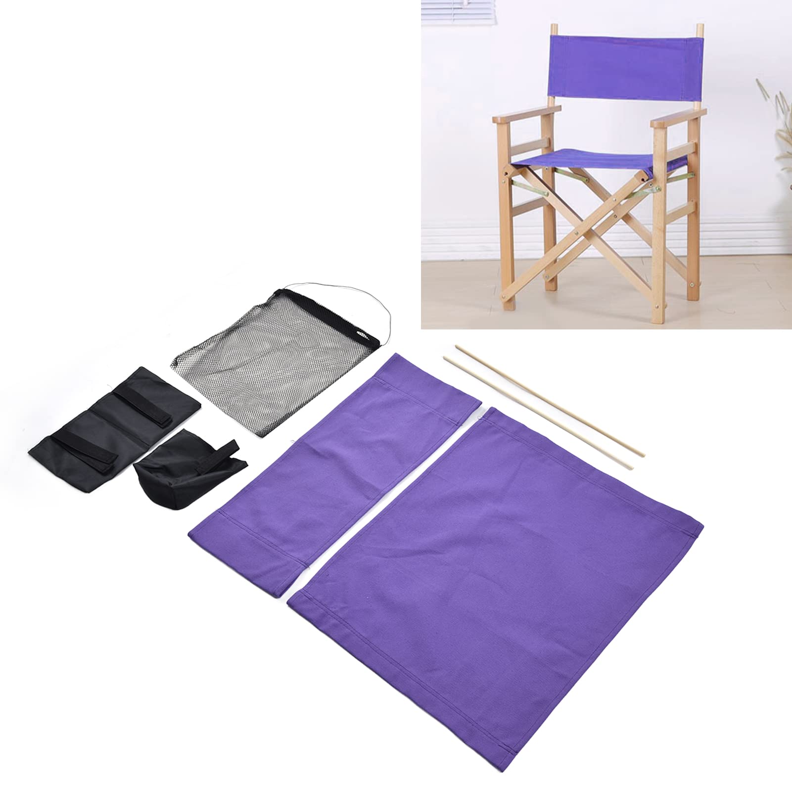 Chair, Wear Resistant Director Chair Cover Attractive for Household