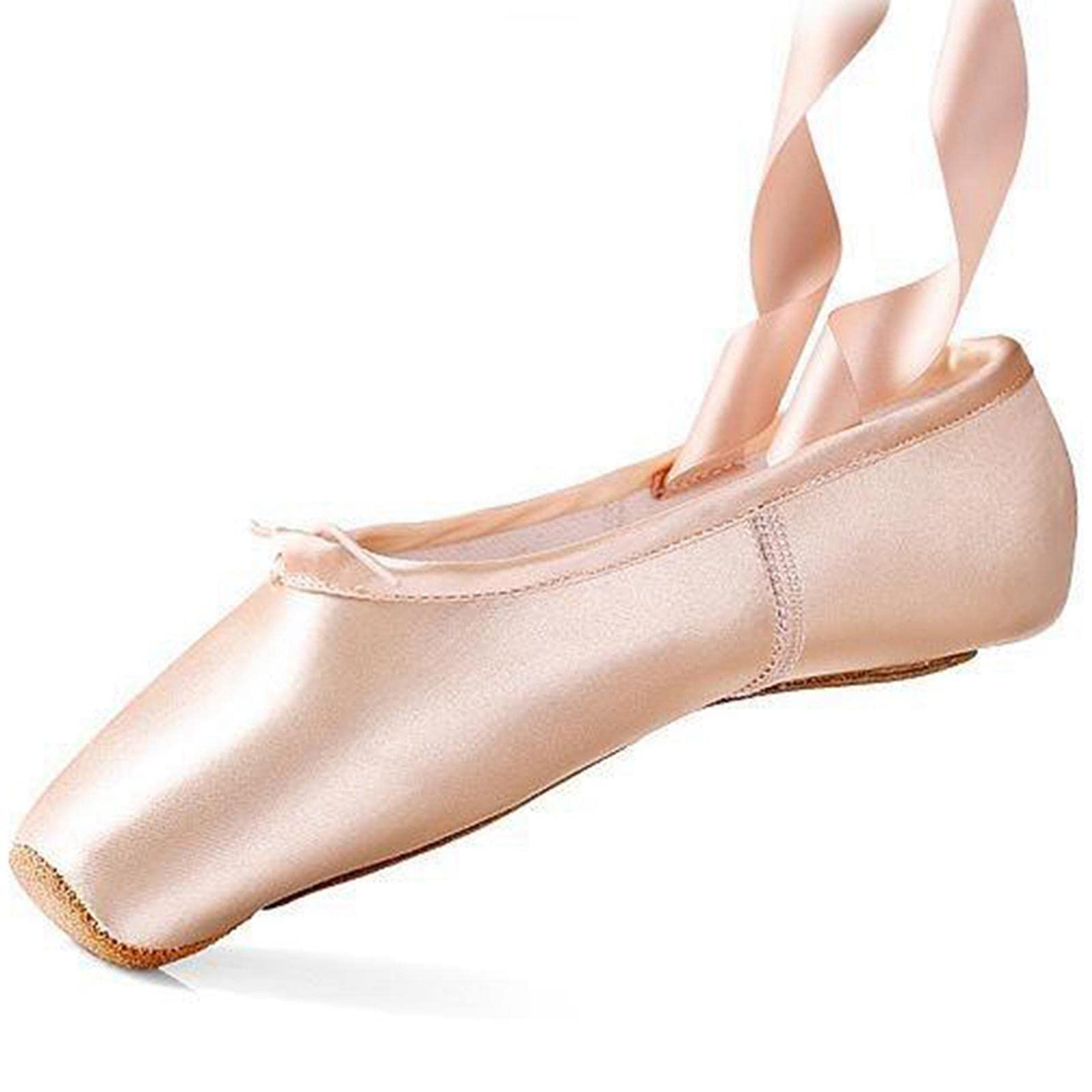 Women Girl Ballet Dance Shoes Satin Pointe Suede Sole Yoga Shoe Dancewear 42|Clothing, Shoes & Accessories |Dancewear |Dance Shoes |Ballet