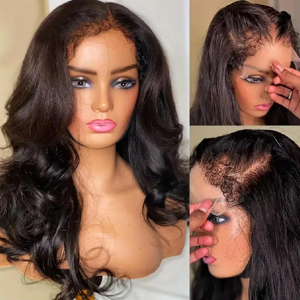 Haarpflege Körperwellen Echthaar Perücken Transparent Vorgezupft HD Spitzenfront Perücke Für Frauen