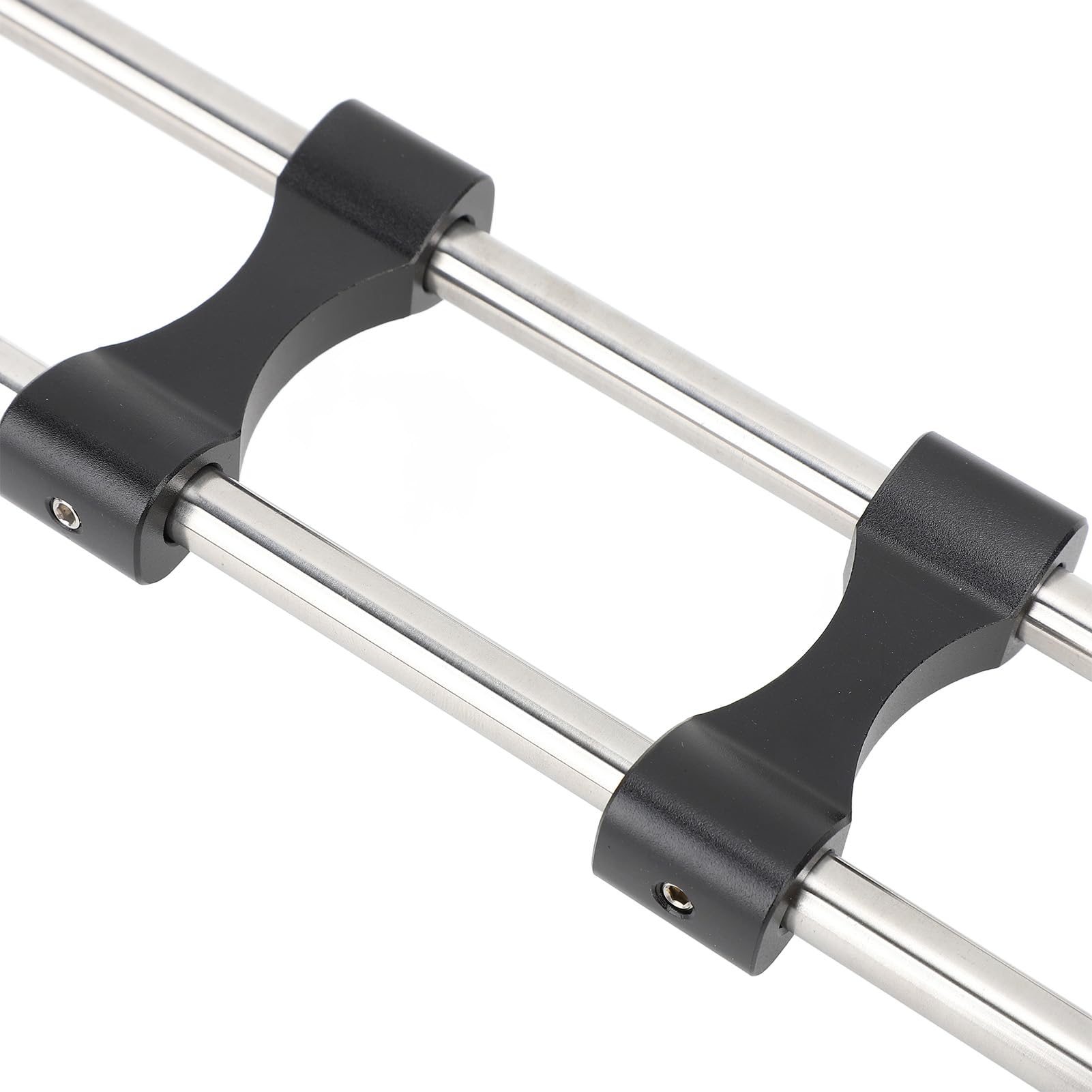 Stojak do Podnoszenia Kabli ze Stali Nierdzewnej HiFi Redukcja Wibracji Organizator Stojak na Głośnik Instrument Muzyczny, Czarny, 15,83 Cala, do Wtyczki Kabla HiFi