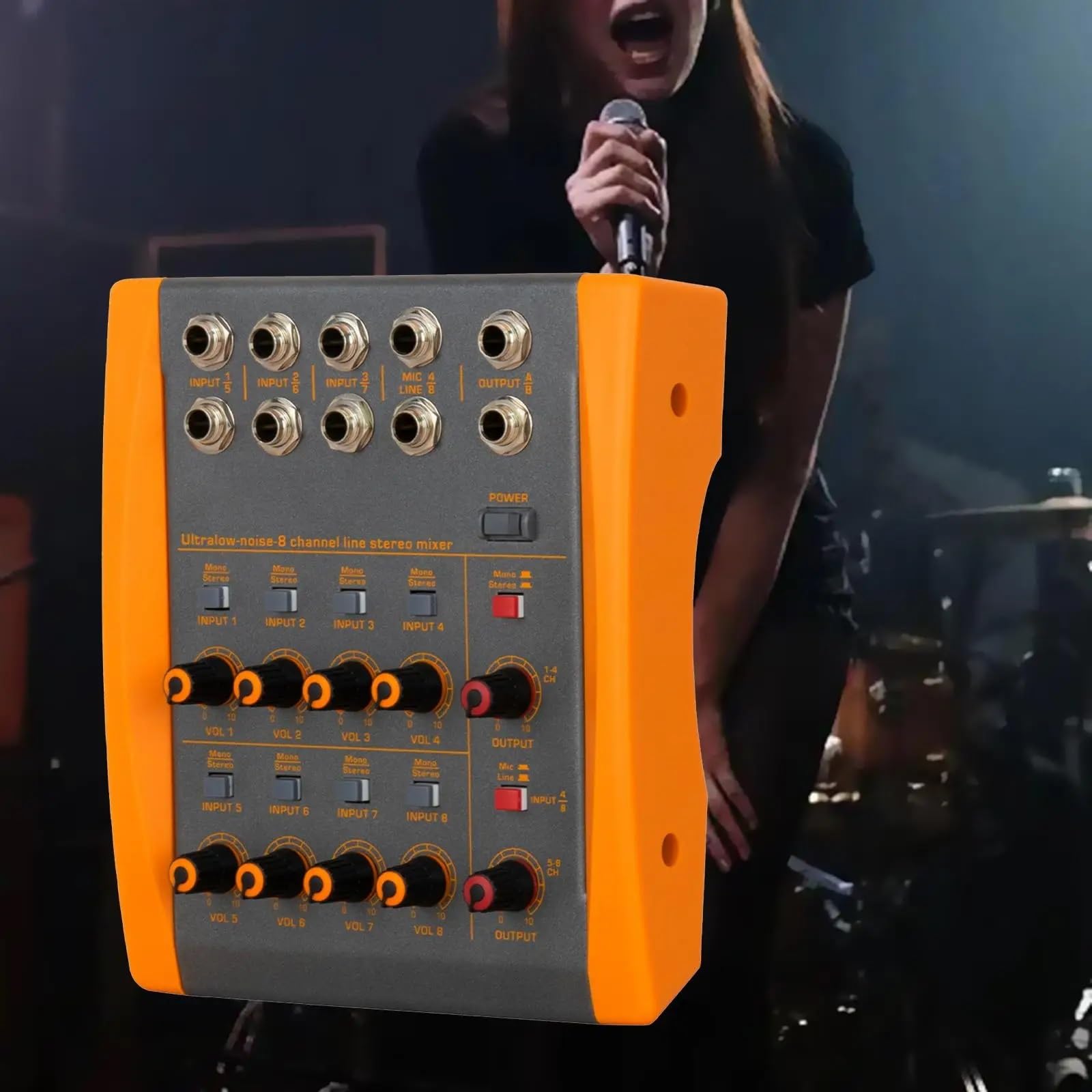 Mini Mikser Audio TRS Wejście Wyjście Płyta Dźwiękowa Konsola Przenośny Mikser Dźwięku Klawiatury Mikser dla Małych Klubów Studio Nagrywania Barów