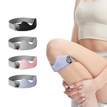 2Pack SiliCone Patella Strap - Flex Wrap Knee for Men and Women, Non-Slip Patella Band for Running, Jumping & Pain ReliefBlue