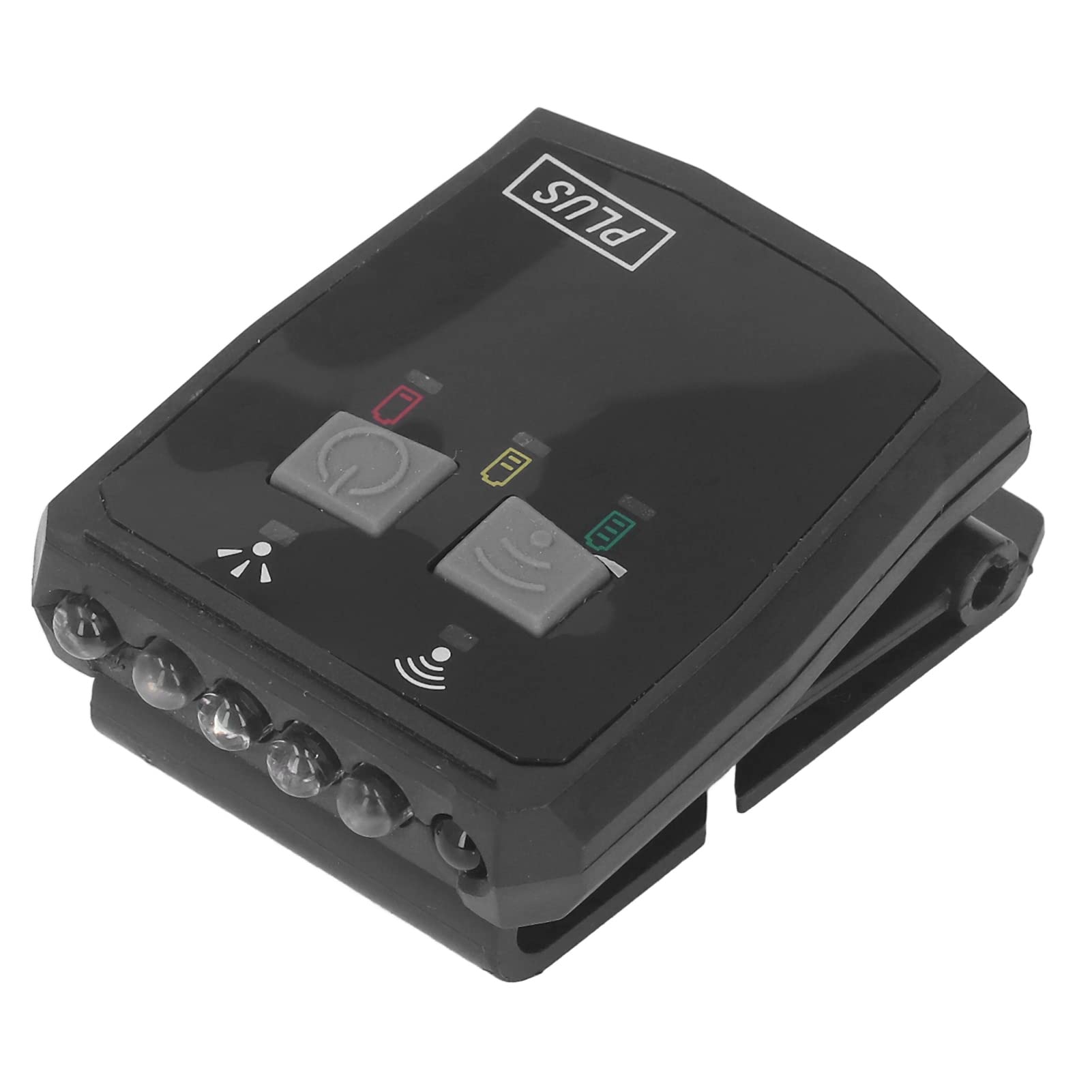 Motion Sensor Visor Light, USB Rechargeable Hat Clip Lamp with Adjustable Headband, Waving Hand ON or Off, Hands Clip on Light for Fishing Hunting