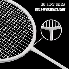 Senston Badminton Racket Set of 2 Lightweight Badminton Rackets Set with 3 Nylon Shuttlecocks for Outdoor, Backyards, Gym, Pack of 2 Green