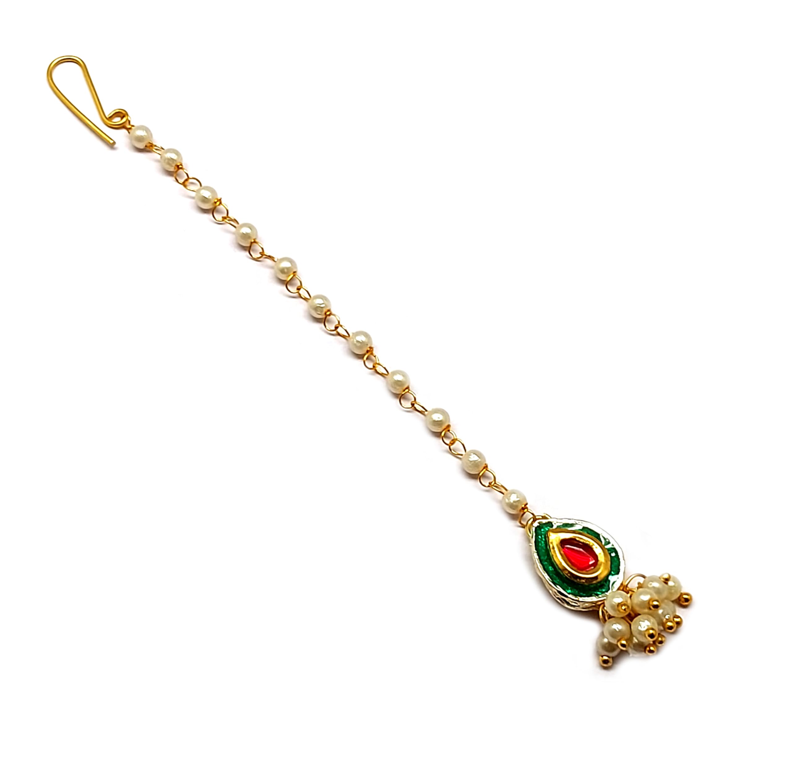 Gold Plated Small Size Maangtikka for Baby Girl (B094CS7PX3) Amazon Price History, Amazon Price Tracker