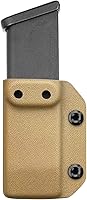 Vista 2 de POLE.CRAFT IWB/OWB - Funda para cargador Kydex - Mag Carrier se adapta a: 0.354 in .40 Double Stack/0.354 in .40 Single Stack - P365 1911 Glock 19