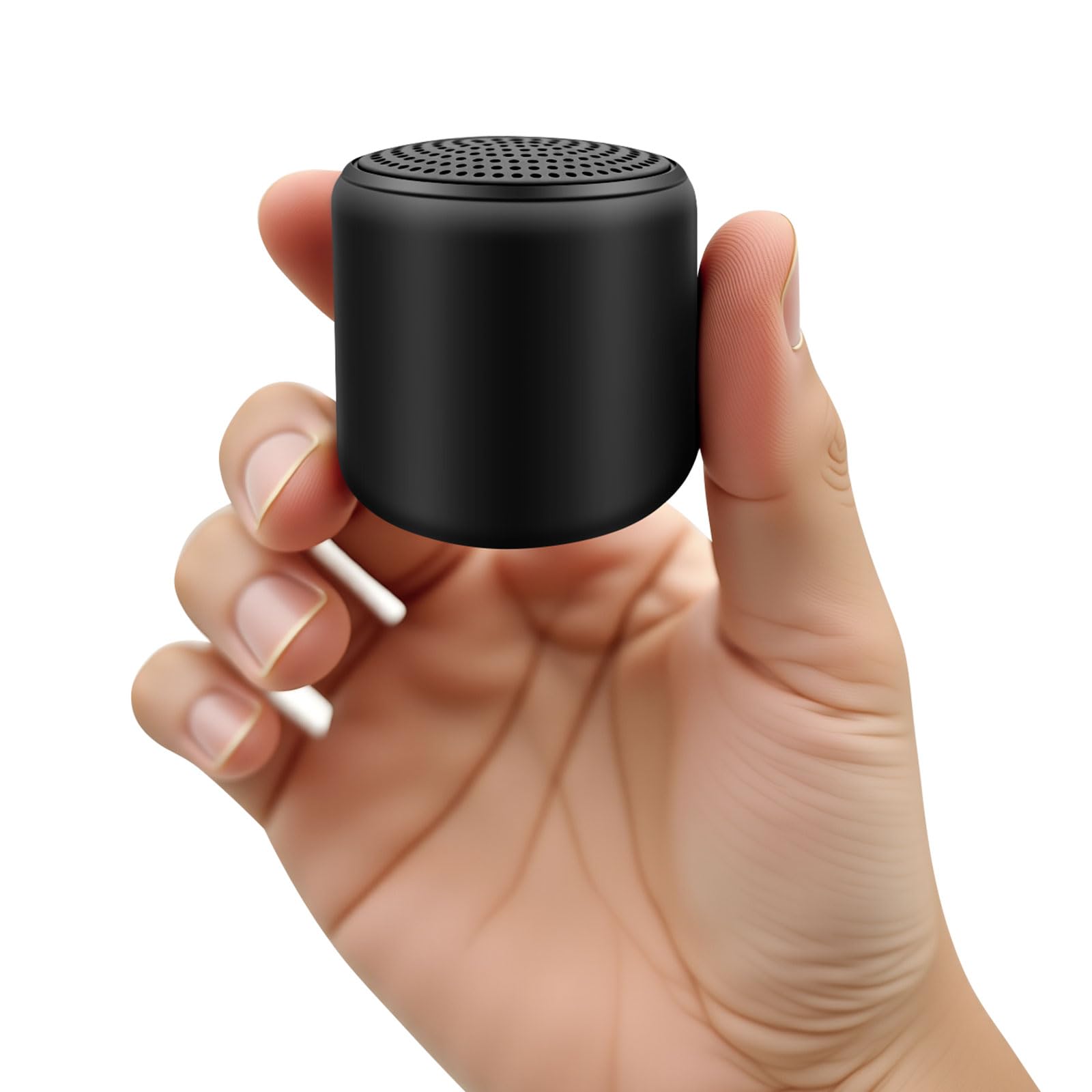 Mini haut-parleur Bluetooth – Petit haut-parleur Bluetooth portable sans fil avec stéréo TWS, son HD 5 W, Bluetooth 5.3, 8 heures de lecture – Haut-parleur de voyage idéal pour voiture, extérieur