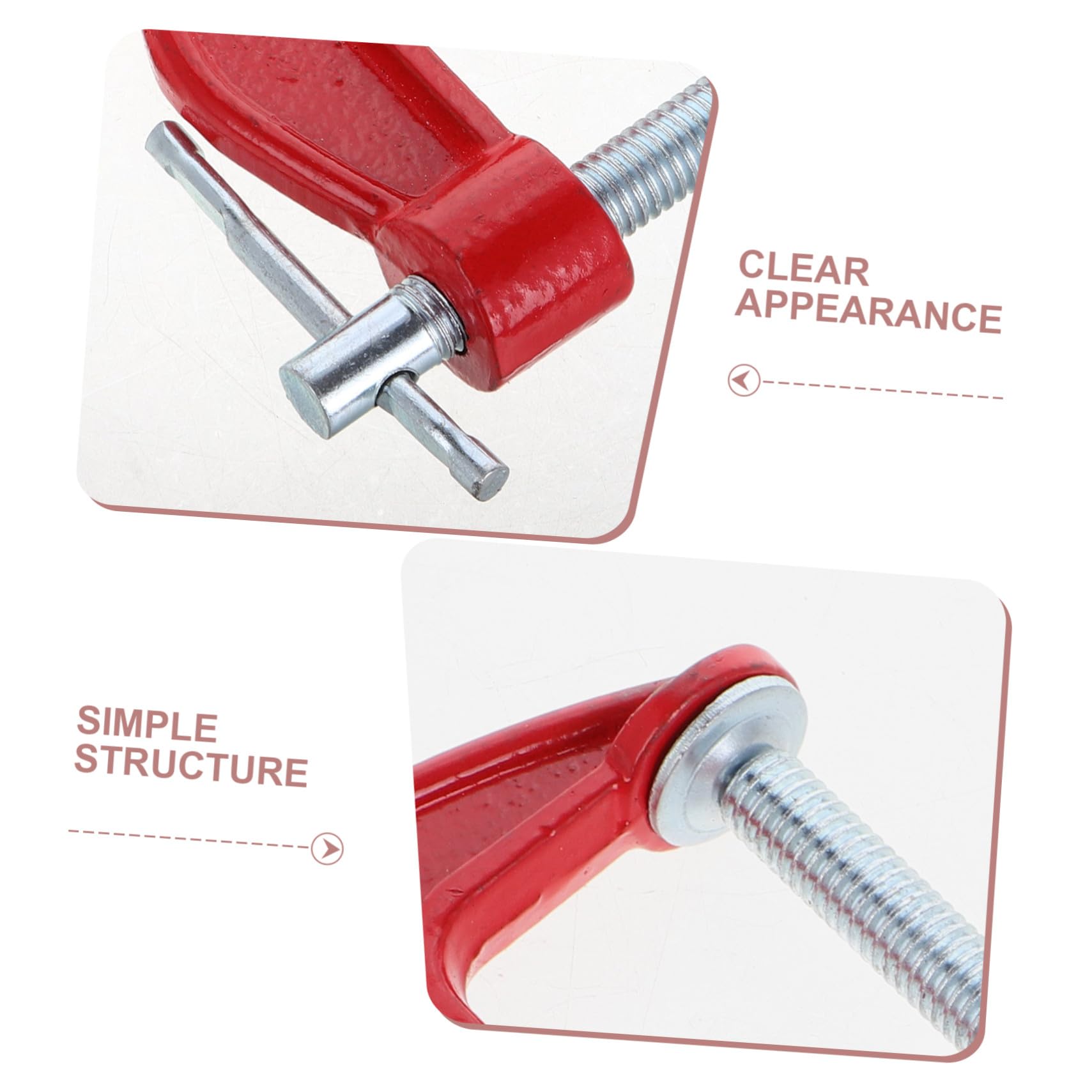 DOITOOL 6pièces Serre-joints C Robustes pour Travail Soudage Construction Charpentier