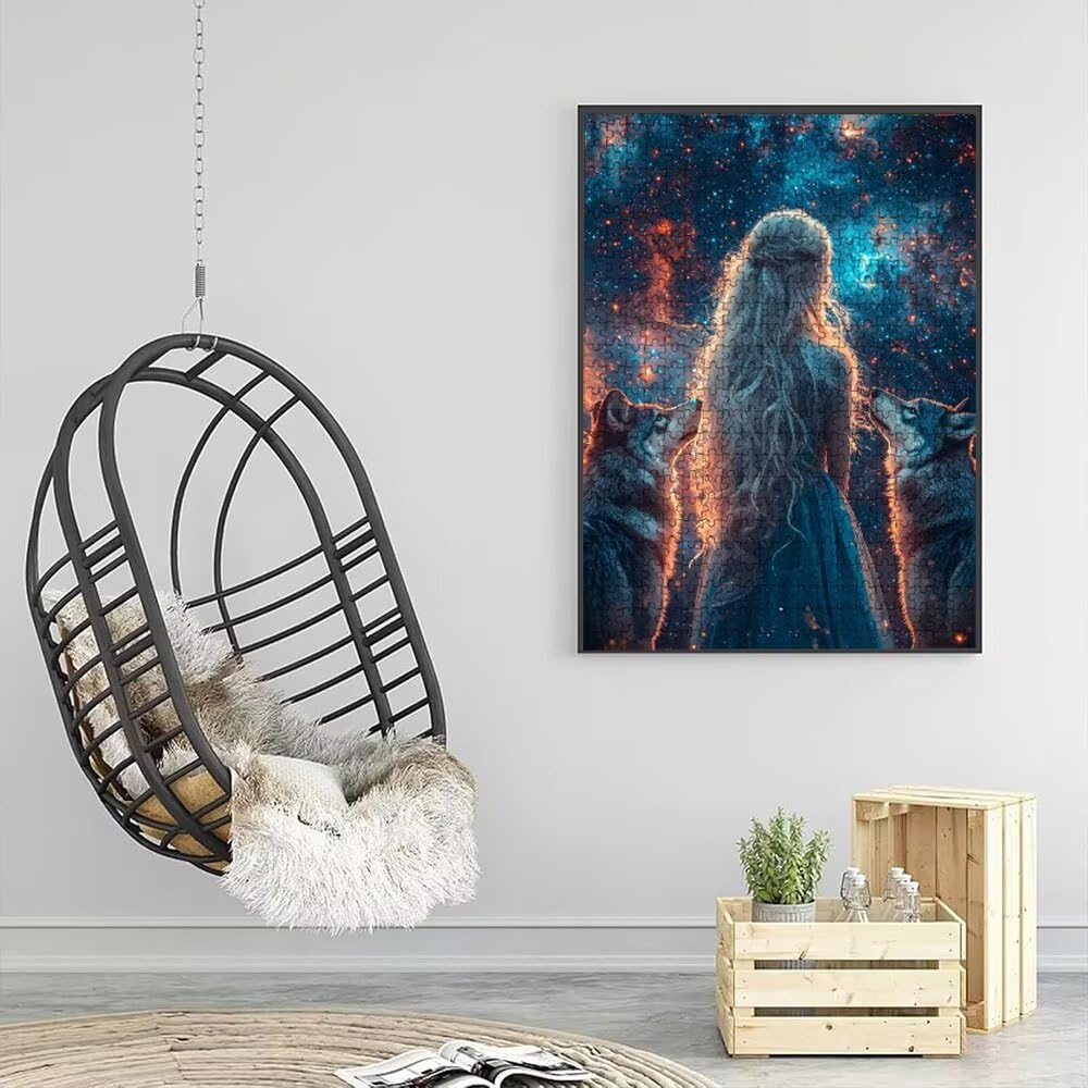 Puzzle 6000 Pezzi, Donna Stellare 3D Puzzle per Adulti Impegnativo, Educa Puzzles Artistico, Divertente E Stimolante Puzzles Decorativo per La Famiglia, Regalo e Decorazione Pareti DX0YL6-950