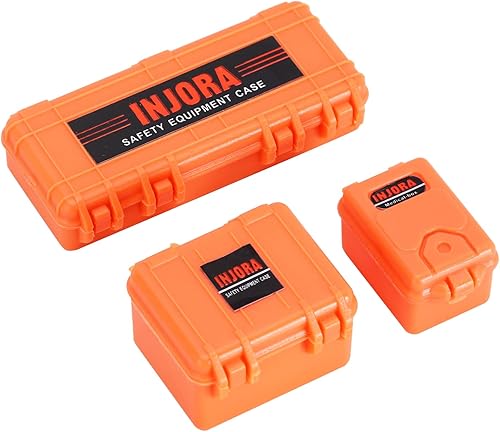 INJORA Báscula de decoración de simulación, mini caja de almacenamiento, accesorio de decoración para 118 TRX4M 124 RC Crawler Car Axial SCX24