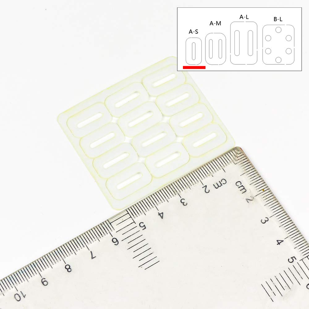 Dancing Wings Hobby 24pcs/Pack Laser-Cutting Fiberglass Hinges 4 Different Sizes for Choice for Fix-Wing Airplane (A-S)