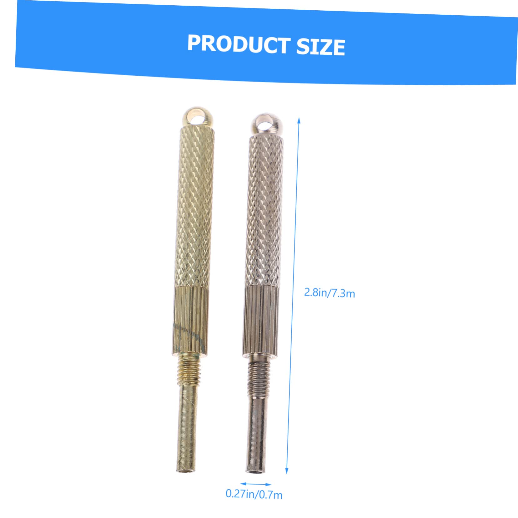 BEBEMOKO Floral Arrangement Helper Tool 2pcs Needle Straightening Cleaning Tools Stainless Steel for Durability