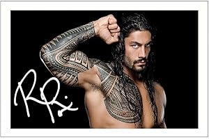 Elite Sports Memorabilia Autographed Roman Reigns Poster
