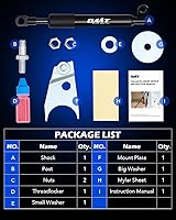 Vista 5 de Orion Motor Tech Kit de asistencia para puerta trasera de camión, kit de asistencia de elevación para portón trasero compatible con Chevy Silverado