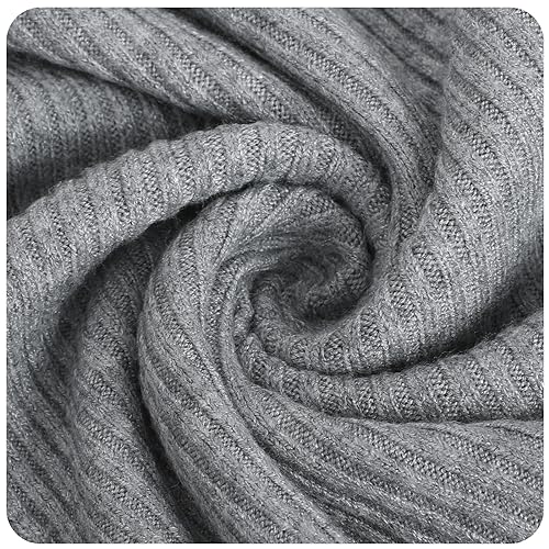Image of TICIFEN Women Turtleneck Knit Sweaters Basic Casual Long Sleeve Shirts Slim Fit Thermal Underwear Tops Soft Rib Sweater Tee