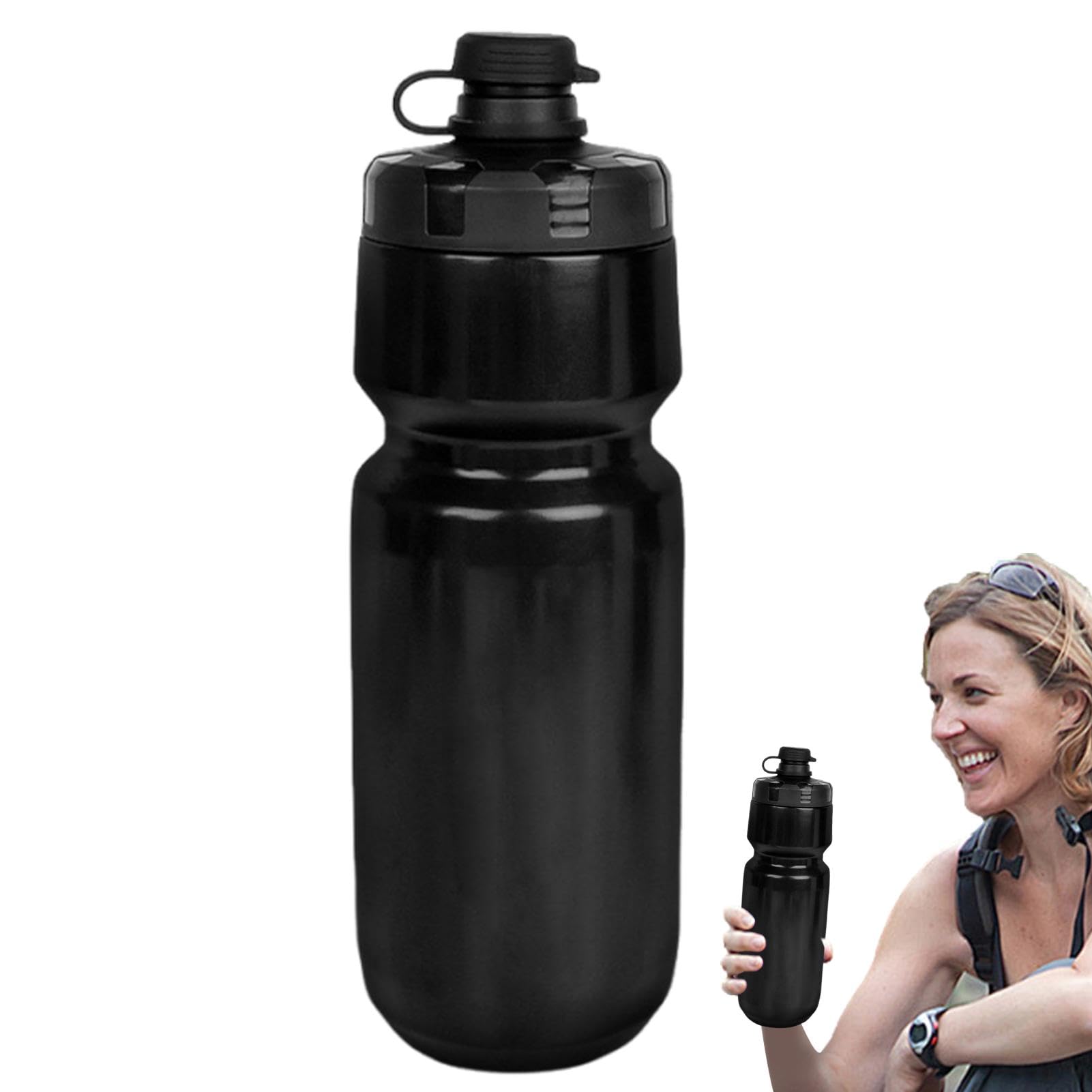 Botella de agua para ciclismo a prueba de fugas y boca ancha de 720ml