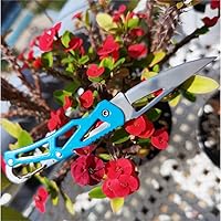 Vista 3 de 3 Colors Stainless Steel Folding Knife With Key Ring, Outdoor Survival Pocket Knife (6 Pack)
