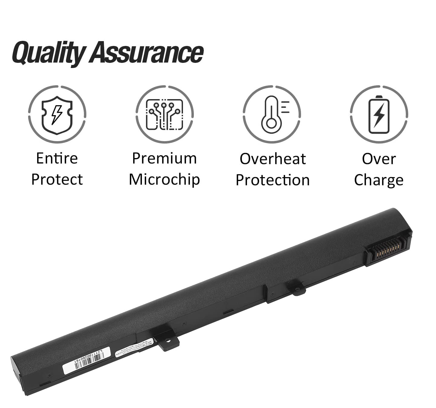 Pin cho Laptop Asus X451 X551 X451C X451CA X551C X551CA Mã pin A31N1319 A41N1308 hàng thay thế