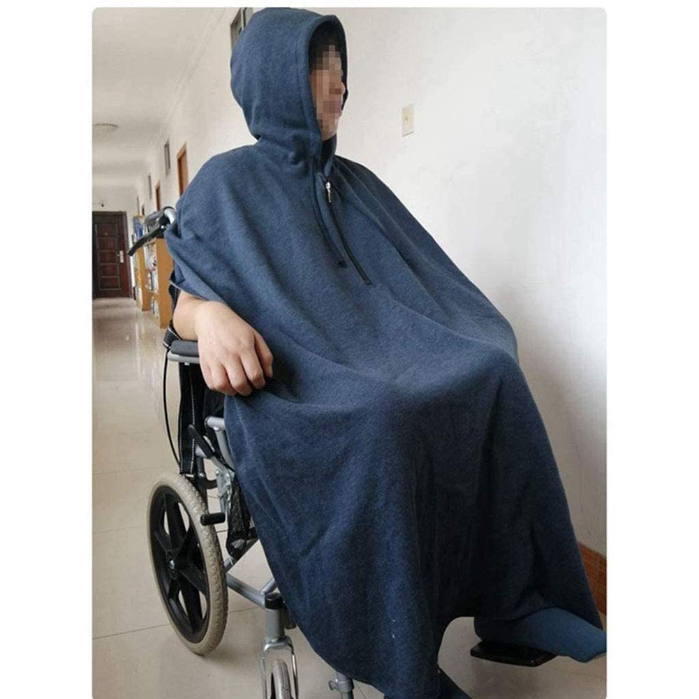 Capa para Silla de Ruedas Manta para Silla de Ruedas Manta cálida de Felpa a Prueba de Viento Otoño y Manta para Silla de Ruedas Tamaño Universal Capa para Silla de Rueda