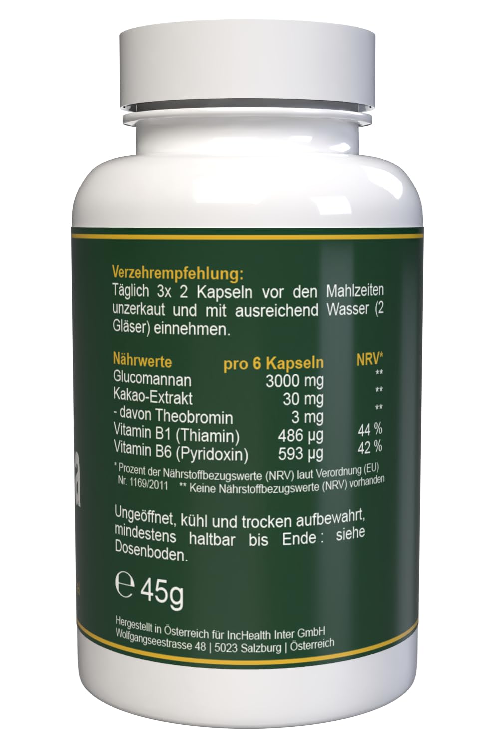 SlimSana - 300 Kapseln (5x 60 Kapseln), 5er Pack