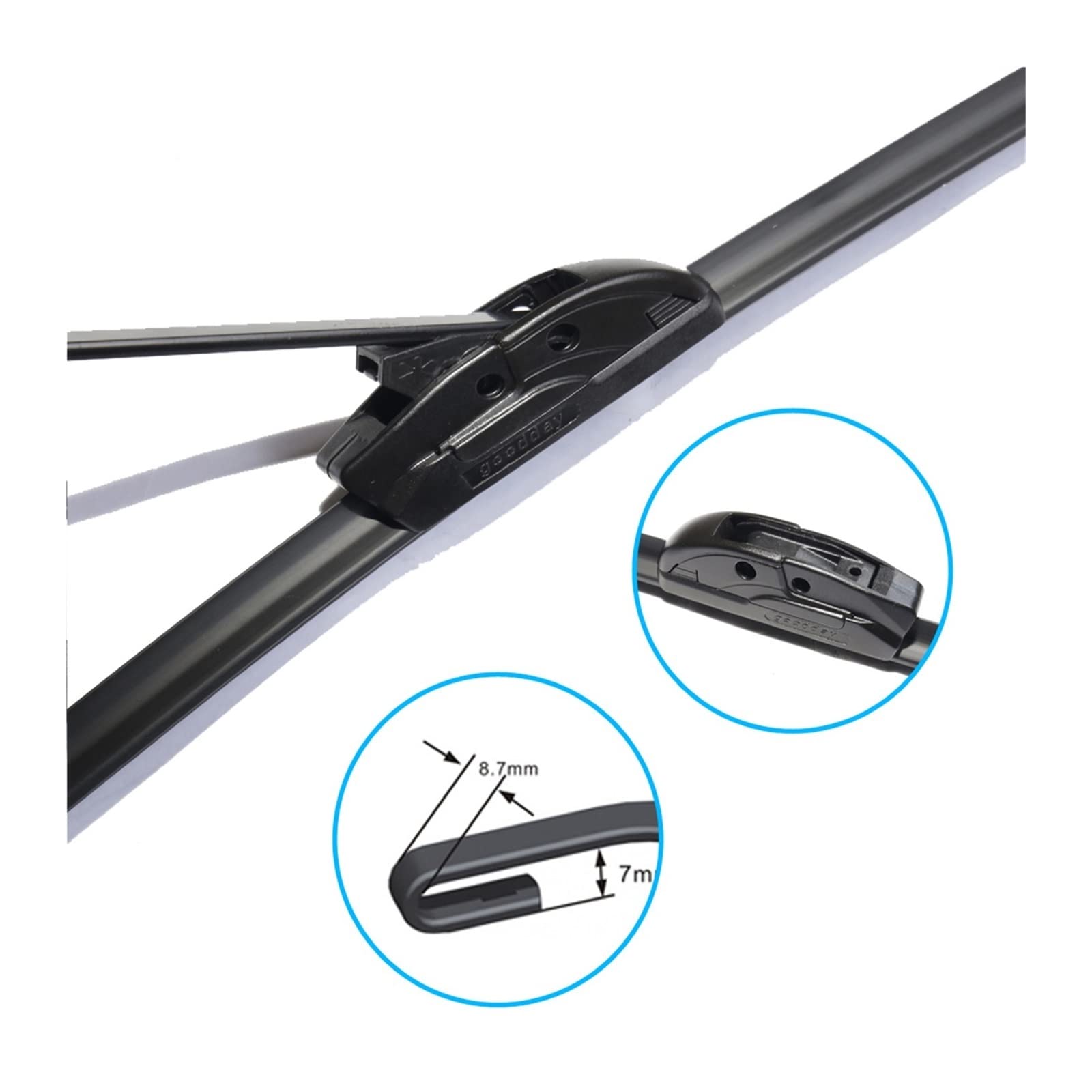 Escobilla Limpiaparabrisas Delantera Para R&enault Trafic 2 X83 2001 2002 2003 2004 2005 206 2007 2008 2009 2010 2011 2012 2013 2014 Limpiaparabrisas De Coche.