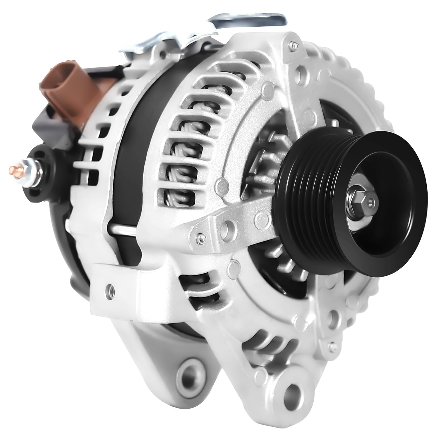 11034N New Alternator Replacement for Toyota 2004-2006 Camry, 04-07 Highlander, 04-08 Solara, L4 2.4L, 2005-2010 Scion TC, 11034 9664219-388 104210-3890 104210-5330 9664219-533 400-52124