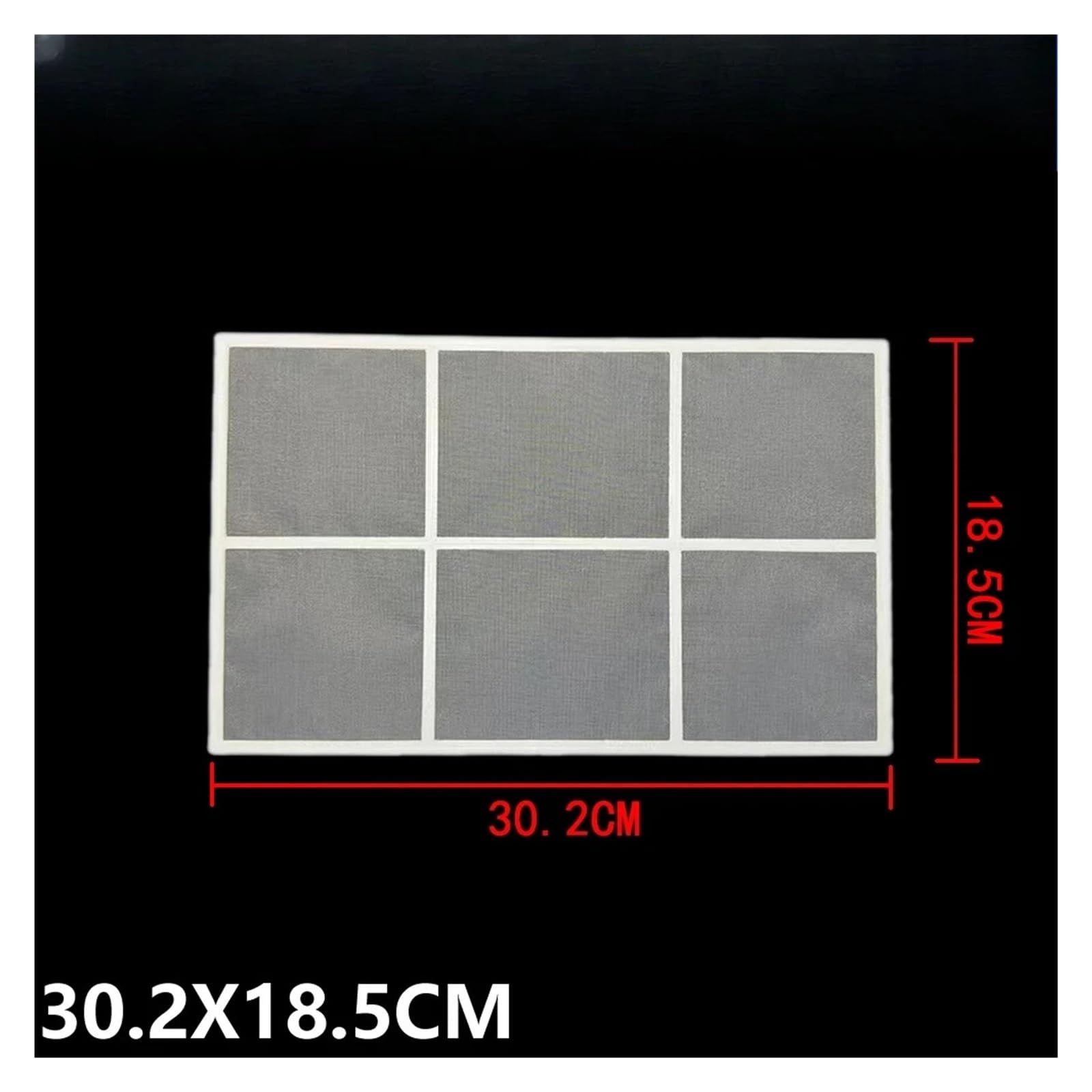 2 Pezzi, Compatibile con Samsung, Filtro for condizionatore d'Aria 30x18,5 cm, Filtro Antipolvere e Rete Antipolvere