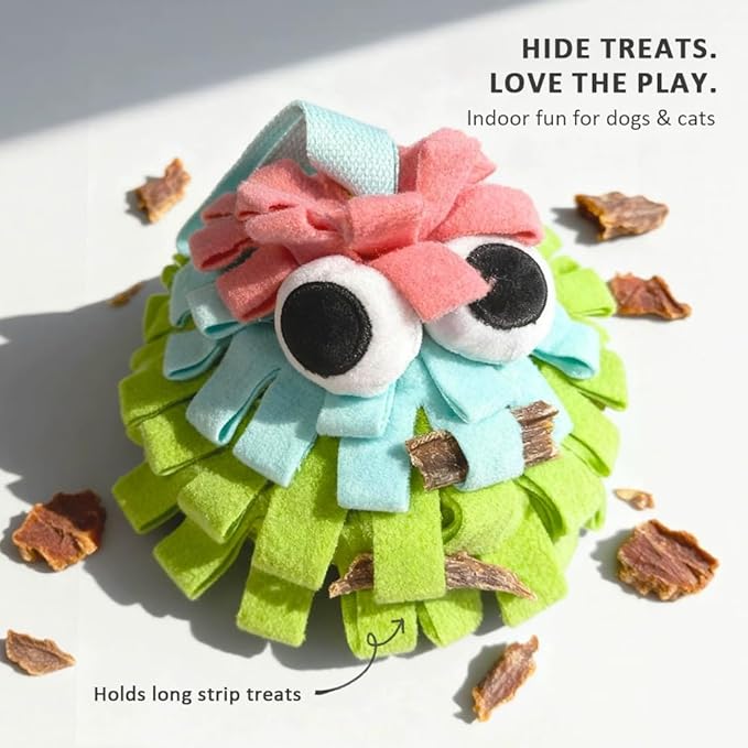 Juguete Snuffle Squeaky para Perro, Pelota Interactiva para Esconder Comida miniatura 4