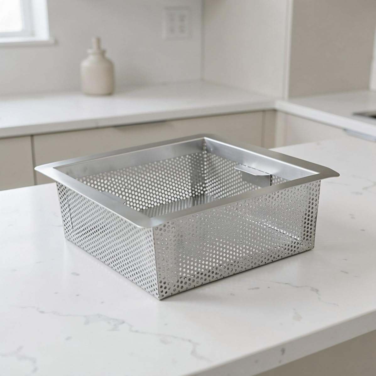 Toyvian Filtro de Desagüe Asa de Acero Inoxidable Plata para Suelo