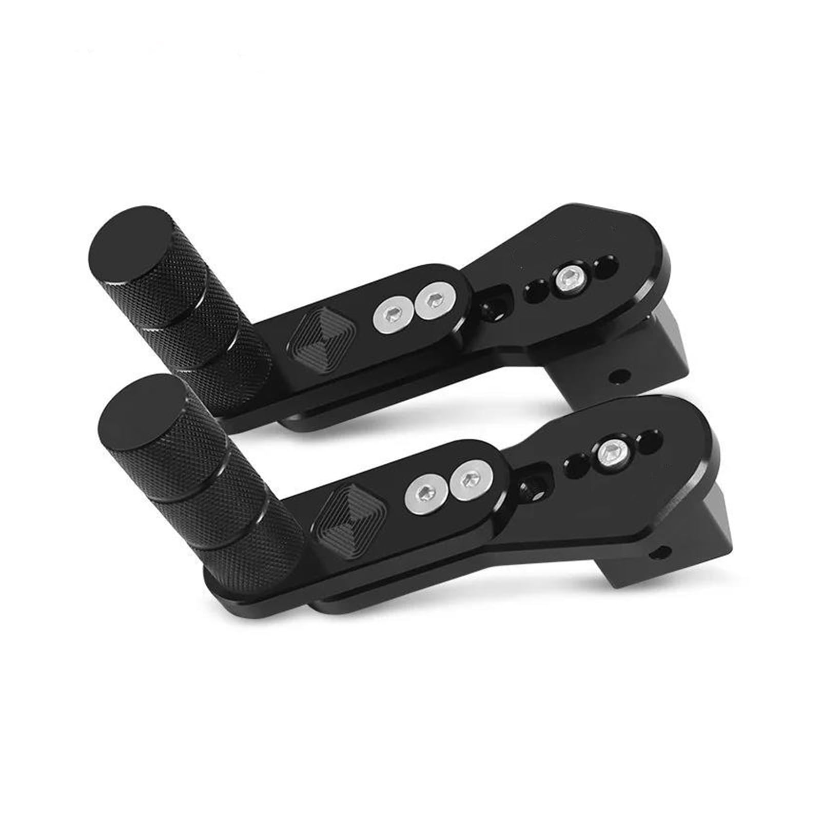Per REBEL CM300 500 250 CMX300 CMX500 CMX1100 Pedane Posteriori Telescopiche Regolabili Multi-angolazione Per Moto(REBEL Black)