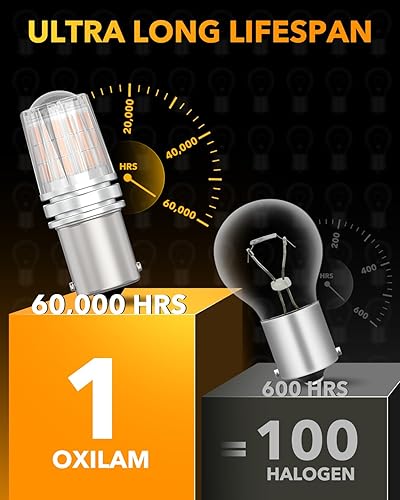 Miniatura 14 de OXILAM Bombilla LED 912 921 mejorada, luces de marcha atrás, bombillas de respaldo para automóvil, brillo 300% más alto, 6000 K, blanco