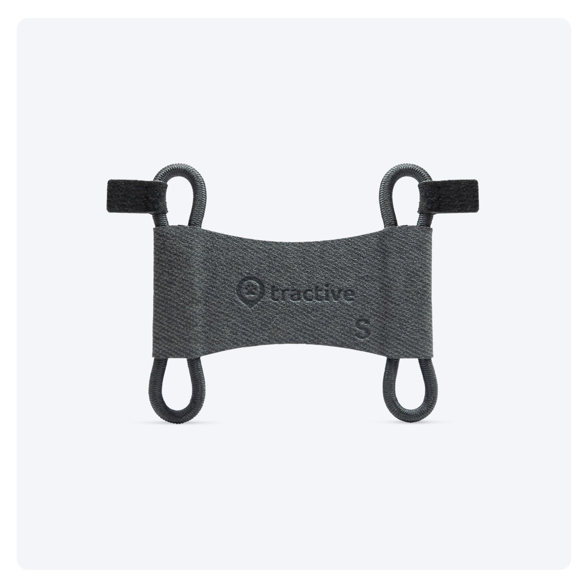 Tractive Fabric Clip Mount x2 for Tractive DOG 6 GPS Tracker (Black) - Small