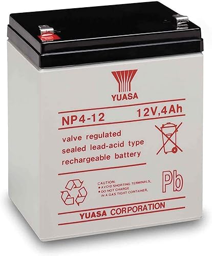Enersys – (Yuasa) NP4 – 12 – 12 Volt/4 Amp Hora Plomo ácido...