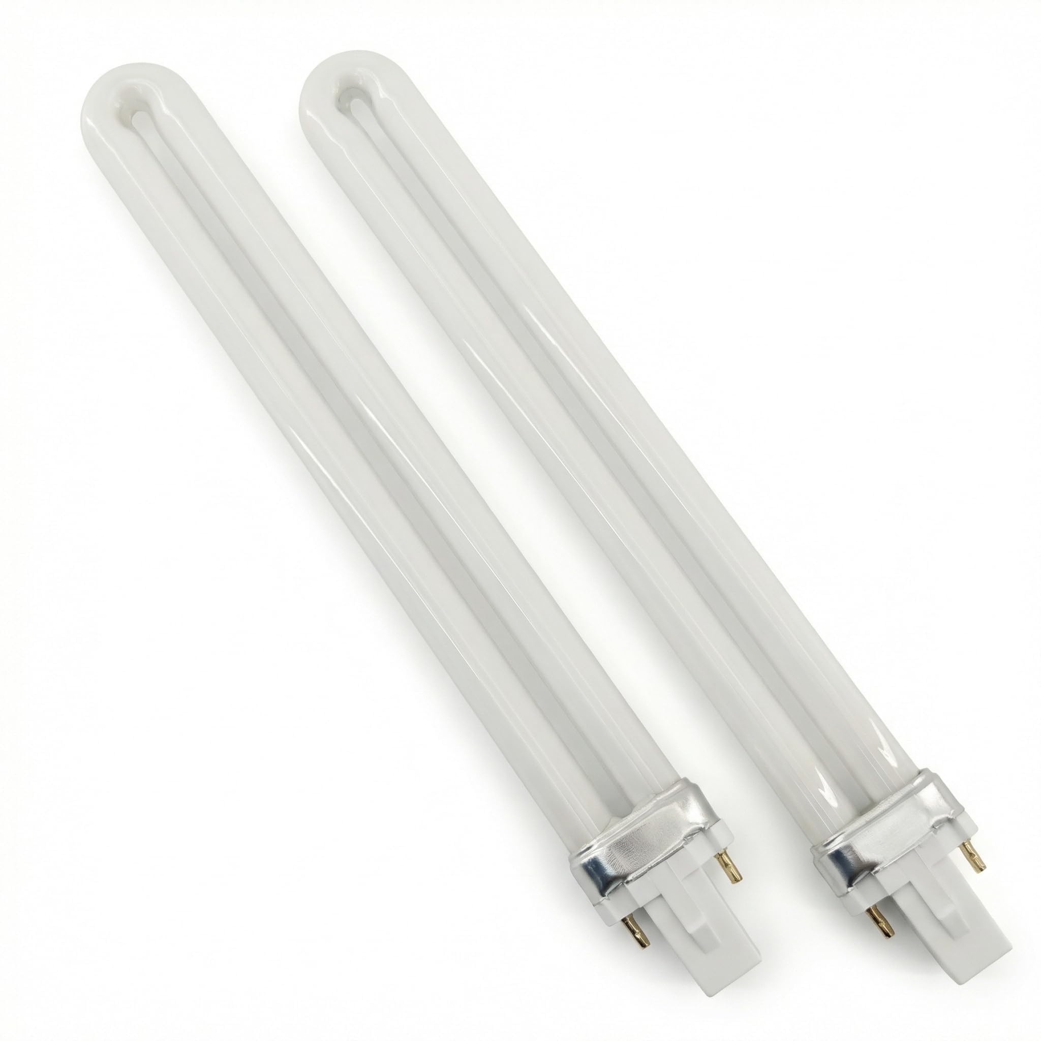 Xevtrak Compact Fluorescent Lamp, 11W G23 2-Pin, White 6500K, 900LM Energy Saving AC 220 U-Shaped Tube Light Bulbs, G23 Base, Ideal for Desk Lamps, Suitable for Bathrooms and Bedrooms Lighting 2pcs