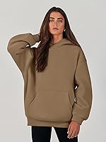 Vista 8 de ANRABESS Womens Oversized Hoodies Fleece Sweatshirts Long Sleeve Hooded Pullover Winter Clothes with Pocket