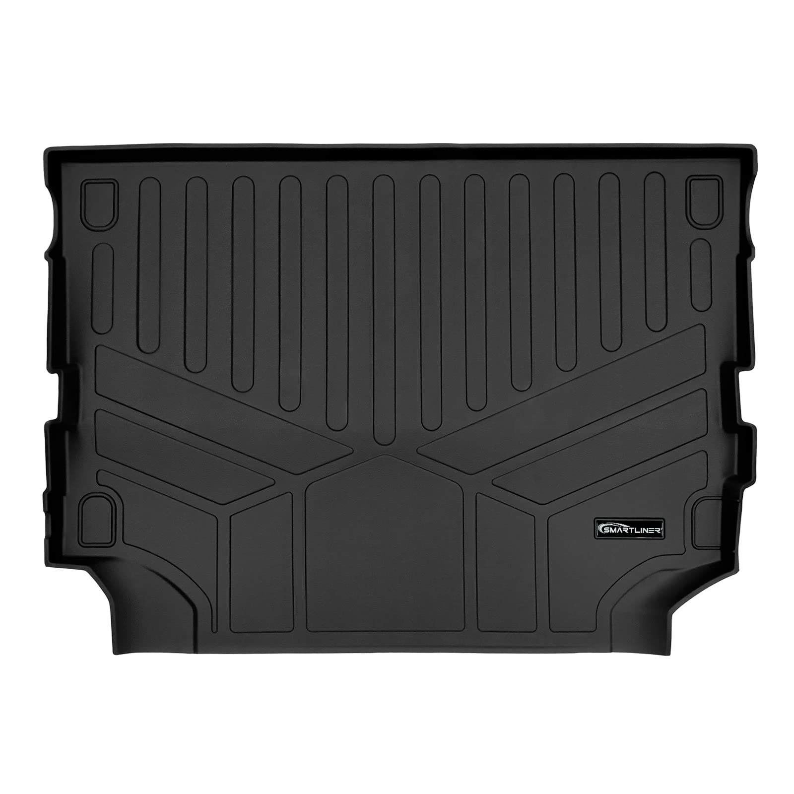SMARTLINER All Weather Custom Fit Cargo Liner Behind The 2nd Row Set Compatible with 2020-2025 Land Rover Defender 110