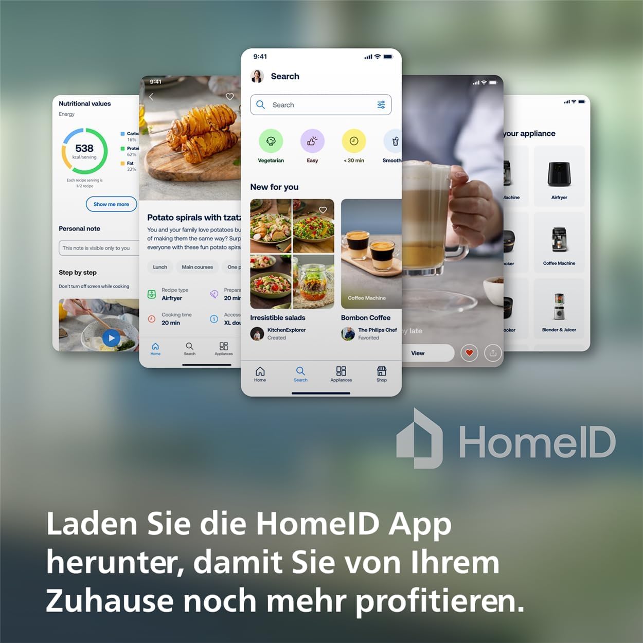 Philips Airfryer Zubehör für 7.2L Heißluftfritteuse, Back-Kit, Backform und 9 Silikon-Muffinförmchen, HD9957/00