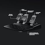 Logitech G G920 Driving Force Racing Wheel and Floor Pedals, Real Force Feedback, Stainless Steel Paddle Shifters, Steering Wheel Cover for Xbox Series X|S, Xbox One, PC, Mac - Black - 10