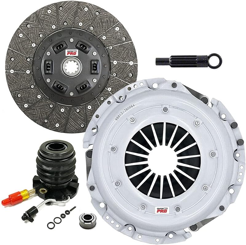 CMPRO Stage 1 Clutch Kit & Slave fits 93-96 Bronco F150 F250 F350 4.9L 5.8L | Performance Clutch fits Eddie Bauer XL XLT Sport Special Cab Lightning Custom Ranger Lariat | Off-Road & Track Use