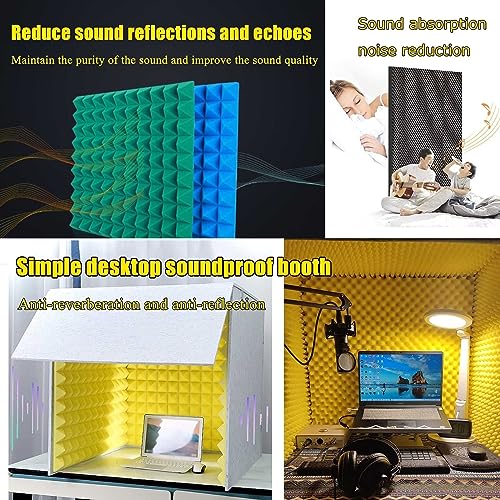 Cabine d'isolation phonique portable avec mousse acoustique pour microphone et studio - 4