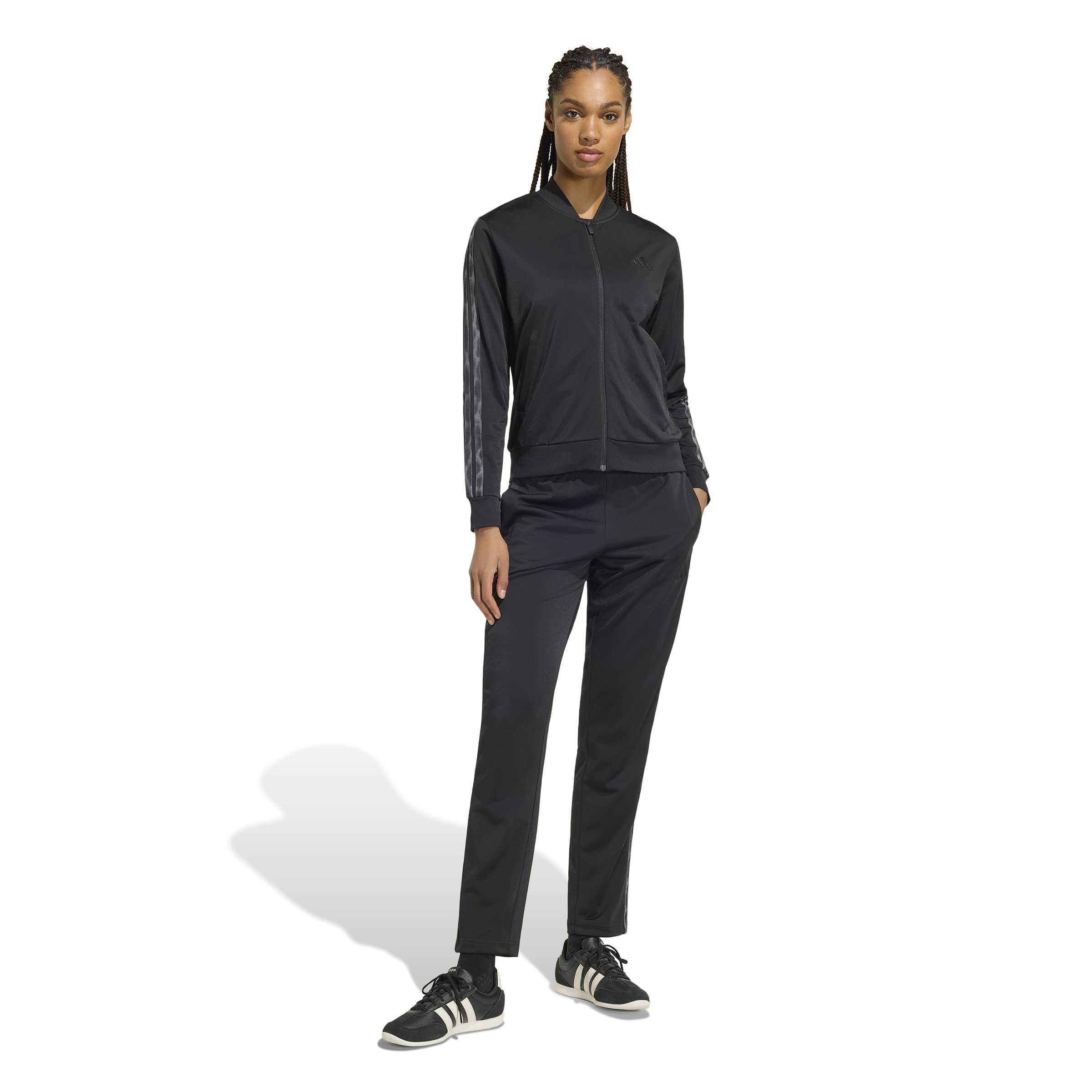 adidas Damen 3-stripes Leopard Print Tracksuit Trainingsanzug (1er Pack)