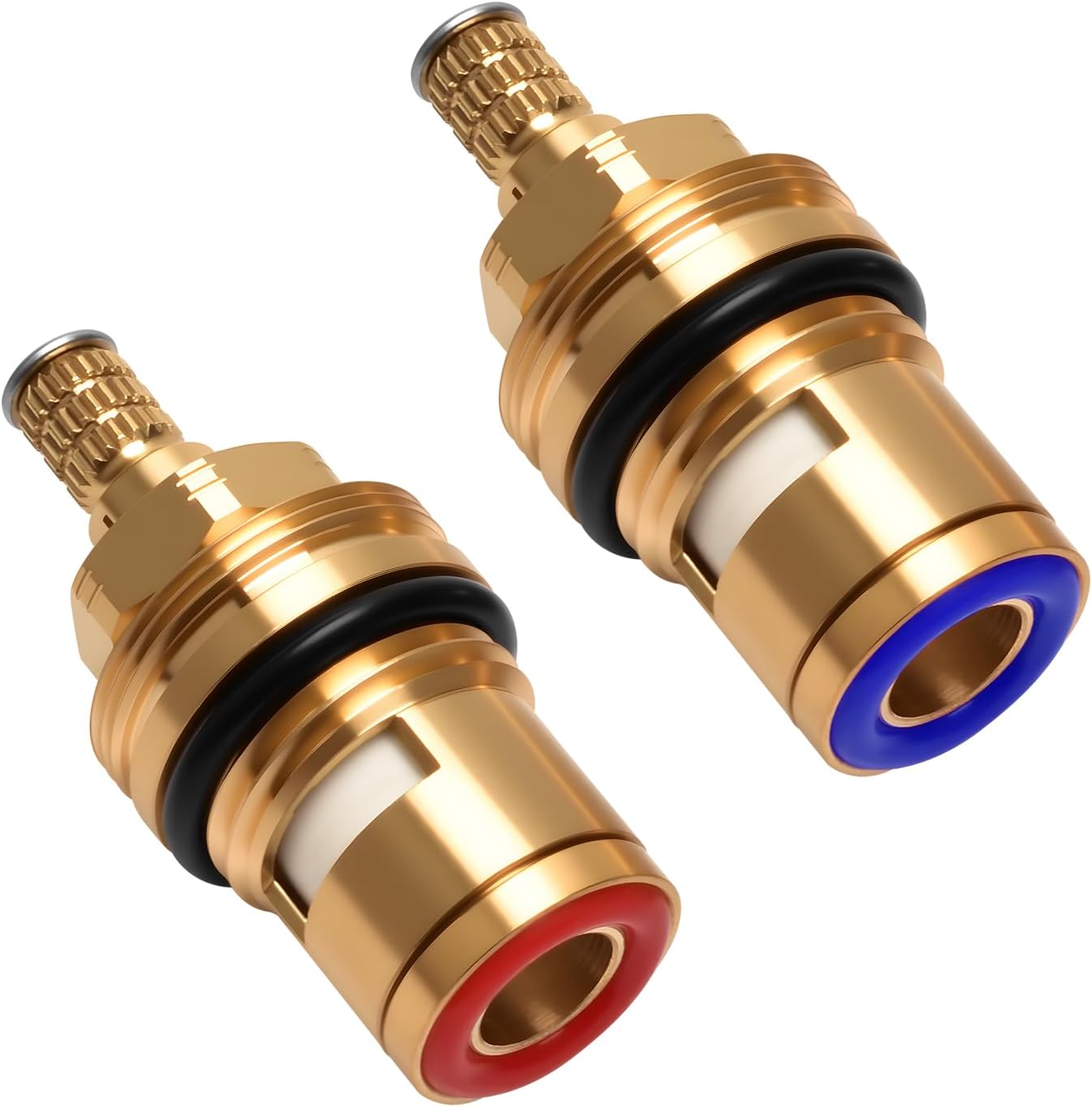 013788-45 013787-45 Ceramic Cartridge Assembly Compatible with T&S Brass Faucet, Hot & Cold Ceramic Faucet Cartridge Parts