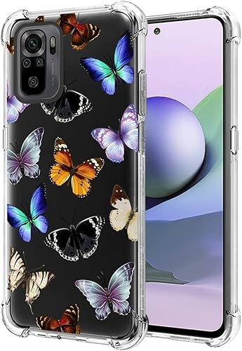 Funda de teléfono para Redmi Note 10 5GPoco M3 ProRedmi Note 10T 5G M2103K19G Funda para niñas y mujeres, funda protectora transparente de TPU suave