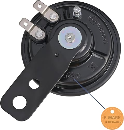 Miniatura 3 de WHALETAIL Bocina de motocicleta impermeable para motocicleta, altavoz universal para coche, 12 V, mini bocina de aire para bicicleta, scooter, ATV,