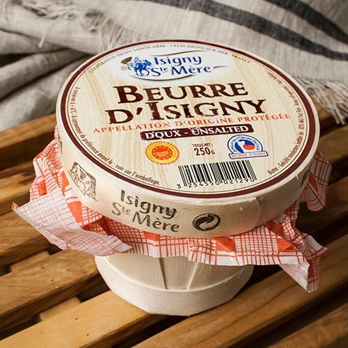 Isigny Unsalted Butter in Basket (8.8 ounce)