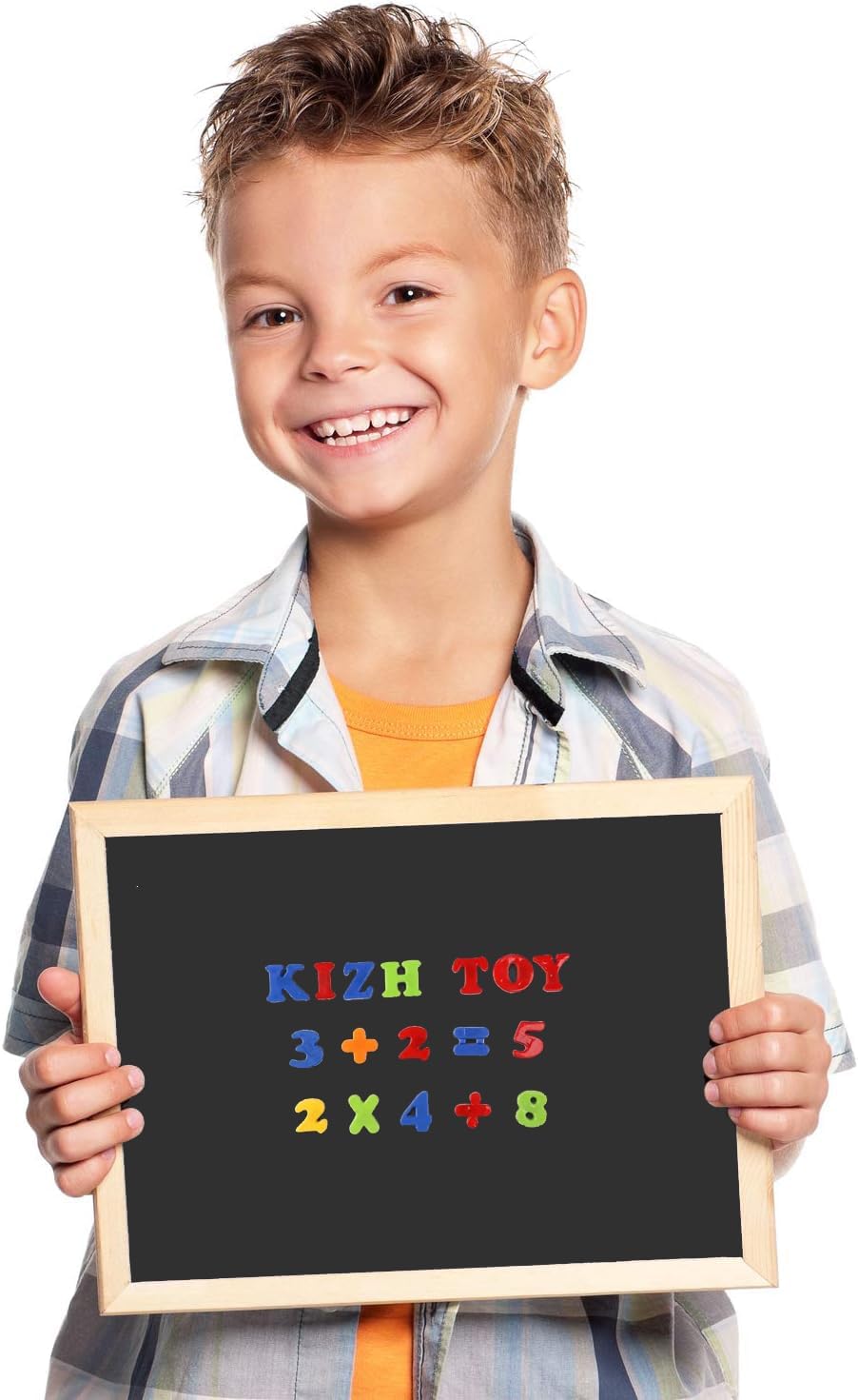 Magnetic Letters Numbers Alphabet ABC 123 Fridge Magnets Plastic Educational Toy Set Preschool Learning Spelling Counting Uppercase Lowercase Math for 3 4 5 Years Kids(78 pcs) image 5