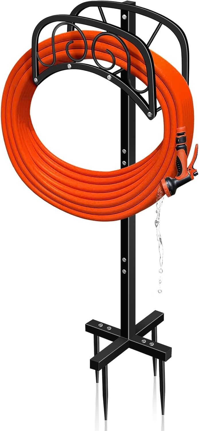 ZSPENG Garden Hose Holder,Freestanding Heavy Duty Hose