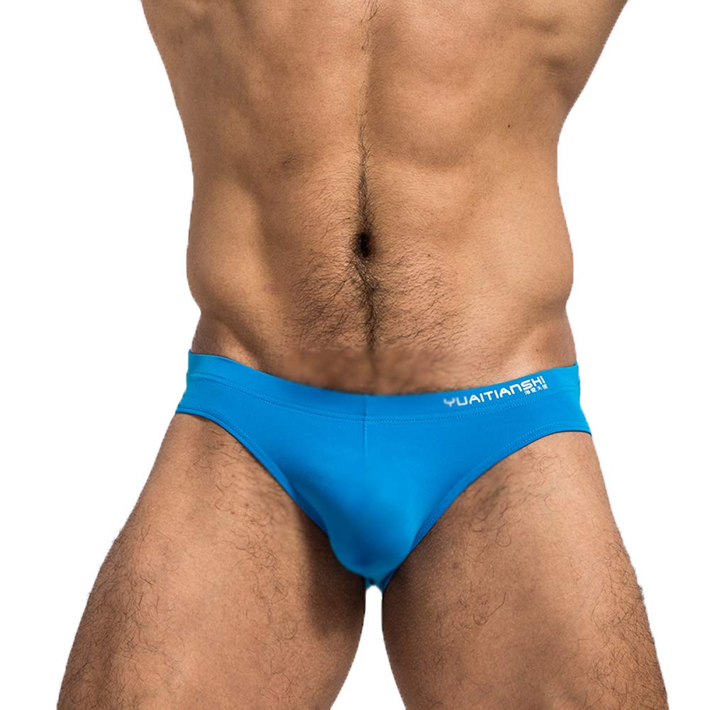 A1168 Silky Soft Shorts Men Bikini Underwear Wide Belt Toning Briefs